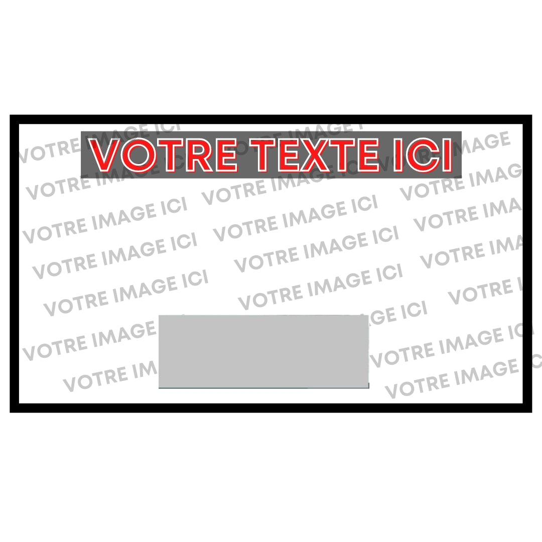 Carte à gratter personnalisée X100
