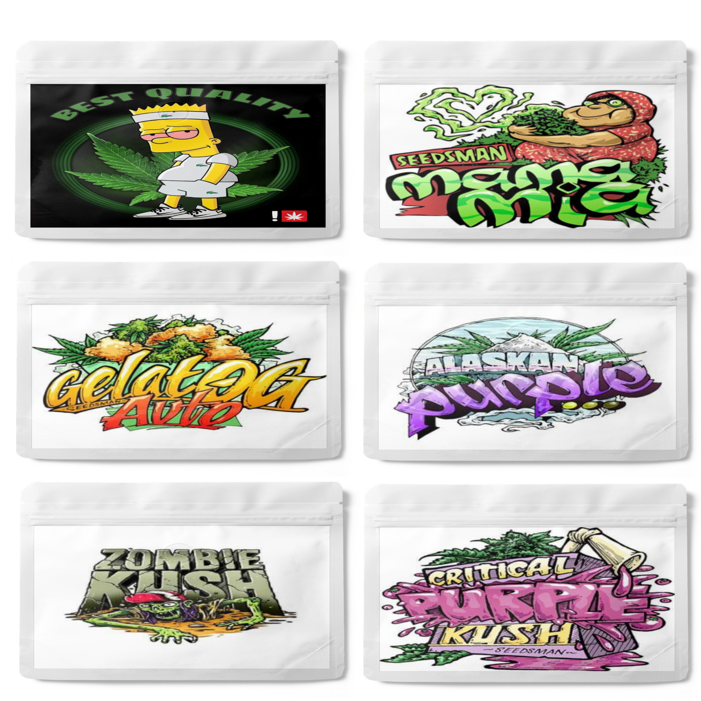 Etiquettes/Stickers Pochons (100 pièces)